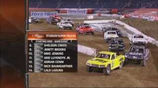 2013 Stadium SUPER Trucks Round 4 Qualcomm Stadium SST on NBC Broadcast [upl. by Aknahs]