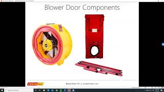 Blower Door 101  An Overview of Air Tightness Testing for Beginners [upl. by Dreeda284]