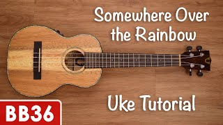 Somewhere Over the Rainbow Ukulele Tutorial  “IZ” Kamakawiwo’ole [upl. by Casandra]