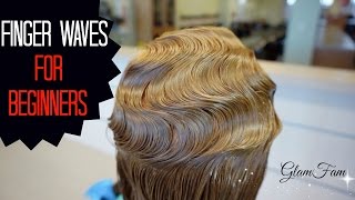 How to do Fingerwaves for Beginners [upl. by Victoir]