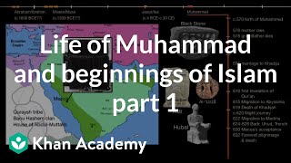 Life of Muhammad and beginnings of Islam part 1  World History  Khan Academy [upl. by Enomor]