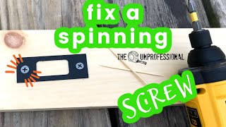 How to fix a spinning screw shorts [upl. by Erialc]