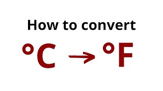 How to convert Celsius to Fahrenheit [upl. by Enitnatsnoc635]