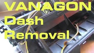 Vanagon Dash Removal and Heater Repair [upl. by Kippie]