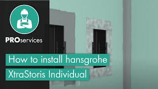 How to install hansgrohe XtraStoris Individual [upl. by Takeshi]