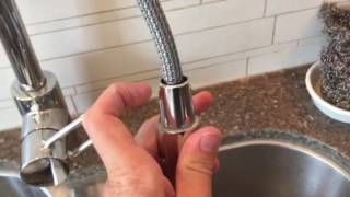 Hansgrohe Metro kitchen faucet leak repair [upl. by Asreht]