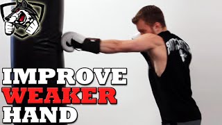 Drills to Improve Your Left or Weaker Punch Hand [upl. by Attenrad]