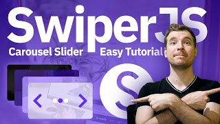 Swiper JS Tutorial  Carousel Slider with SwiperJS [upl. by Wollis]