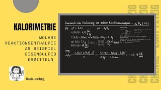 Kalorimetrische Bestimmung  Kalorimetrie  Beispiel 1  molare Reaktionsenthalpie  Eisensulfid [upl. by Roda309]