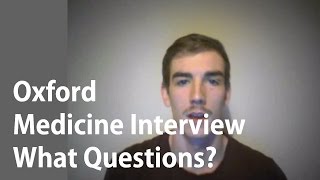 Oxford Medicine Interview [upl. by Lindeberg]