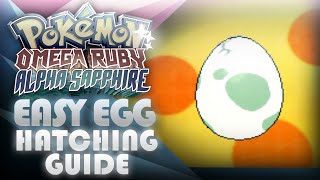 Pokemon ORAS EASY Egg Hatching Guide  Mootypwns [upl. by Libby97]