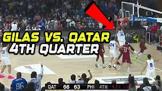 GILAS PILIPINAS VS QATAR  4TH QUARTER [upl. by Ayanaj285]