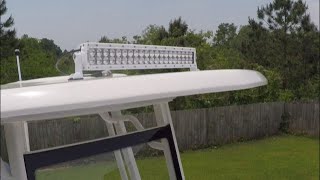 How to install a light bar on a boat [upl. by Oluap]