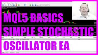 LEARN MQL5 TUTORIAL BASICS  47 SIMPLE STOCHASTIC EA [upl. by Nitsej]