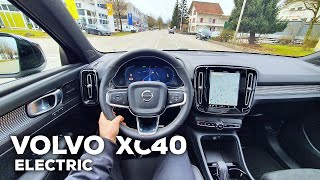 New Volvo XC40 Recharge P8 Electric Test Drive Review POV [upl. by Iclehc]