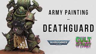 How to Paint DEATHGUARD for Warhammer 40k [upl. by Etka]