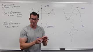 Properties of Functions  Even vs Odd Precalculus  College Algebra 8 [upl. by Oliver]