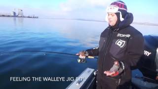 quotHowToquot  Walleye Jigging Tips in Deep amp ColdWater [upl. by Cornelia891]