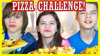 THE PIZZA CHALLENGE  DISGUSTING INGREDIENTS  KITTIESMAMA [upl. by Milissa]