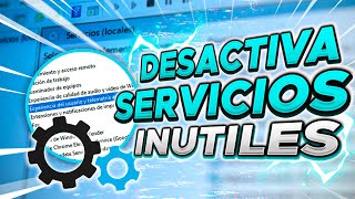 DESHABILITA ESTOS Servicios Innecesarios  Optimiza Windows 10 al 100  MAXIMO Rendimiento [upl. by Yalhsa]