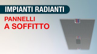 Soffitto radiante per riscaldamento e raffrescamento [upl. by Ellehcal773]