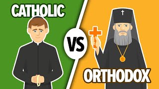 Orthodox vs Catholic  What is the Difference  Animation 13 [upl. by Kevin428]