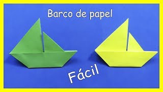 COMO HACER UN BARCO DE PAPEL FÁCIL [upl. by Yatnoed429]