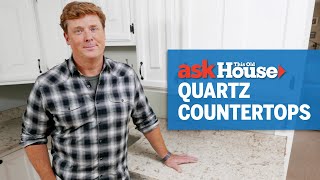 How to Install a Quartz Countertop  Ask This Old House [upl. by Selrahc457]