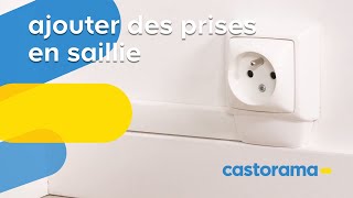 Ajouter des prises électriques  pose en saillie Castorama [upl. by Reste639]