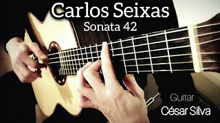 Carlos Seixas  Sonata Nº 42  César Silva [upl. by Jilli]