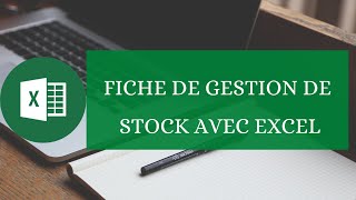 créer un FICHE DE GESTION DE STOCK AVEC EXCEL [upl. by Mur197]