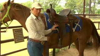 How to Saddle a Horse Western Style [upl. by Unni]