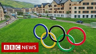 China getting ready for Beijing 2022 Winter Olympics  BBC News [upl. by Ecirrehs]