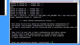 Cisco UCS Initial CLI Setup [upl. by Delija]