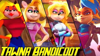 Evolution of Tawna in Crash Bandicoot Games 19962020 [upl. by Petua290]