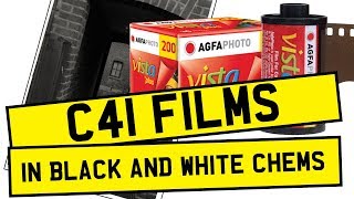 C41 FILM PROCESSING IN BLACK AND WHITE CHEMICALS [upl. by Einaffit]