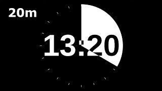 20 Minute Countdown Timer [upl. by Asirral492]