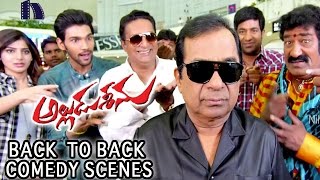 Alludu Seenu Back To Back Comedy Scenes  Bramanandam Samantha Venela Kishore [upl. by Nonnairb]