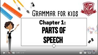 Grammar for Kids Parts of Speech [upl. by Thatch]