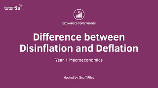 Difference between Disinflation and Deflation [upl. by Nnylav]