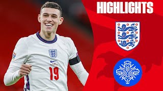 England 40 Iceland  Foden Scores Two amp Rices First Goal  UEFA Nations League  Highlights [upl. by Genia]