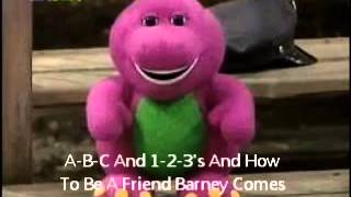 Barney And Friends Theme Song With Lyrics YouTube [upl. by Gabriel]