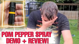 POM OC Pepper Spray Review  Tips amp Demonstration [upl. by Daegal]