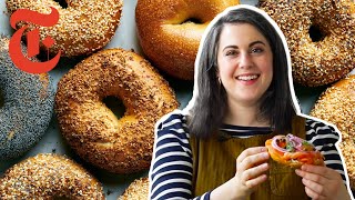 Claire Saffitz Makes Homemade Bagels  NYT Cooking [upl. by Hersh694]