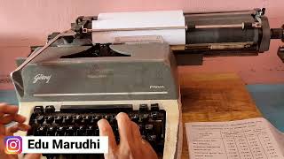 Typewriting English Senior Statement  Model 1  How to type [upl. by Kiel388]