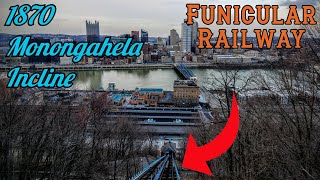 Riding The Monongahela Incline in Pittsburgh [upl. by Ahsoik]