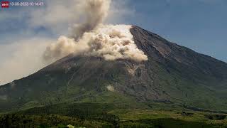 May 13 2023 Pyroclastic flow caught on camera at Semeru Volcano [upl. by Cott]