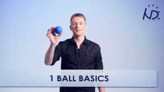 Juggling Tutorial  1 ball basics [upl. by Wimsatt]