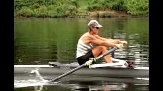 Natural Rowing Technique Demonstrated by Charlotte Hollings [upl. by Ennaear]