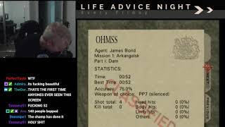 GOLDENEYE N64  DAM AGENT 052  UNTIED WORLD RECORD [upl. by Weingartner263]